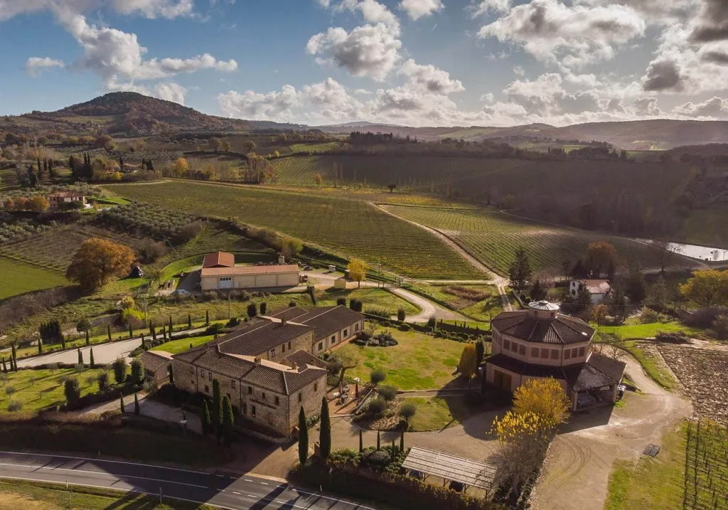 Tenuta Santavenere vista dall'alto