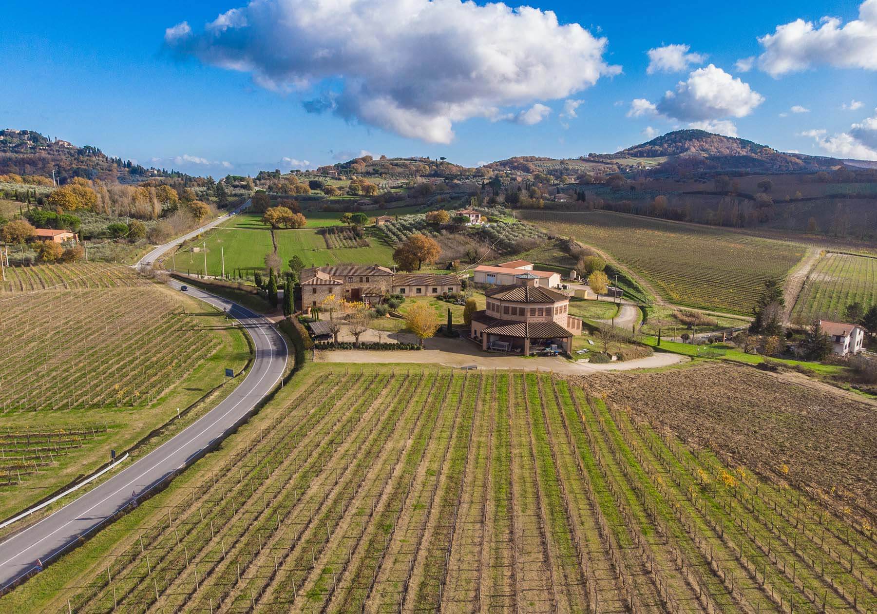 Panoramica della tenuta Santavenere