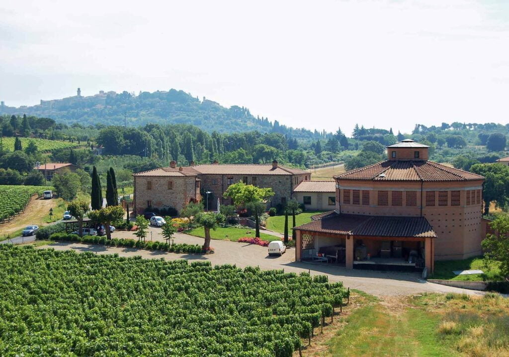Casa vinicola Santavenere - vista dall'alto